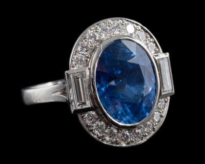 A Sapphire and Diamond Ring (FS51/480).
